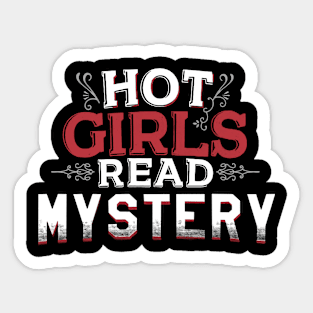 Hot Girls Read Mystery Sticker